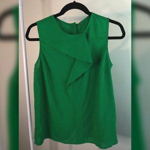 Sleeveless Green Blouse
